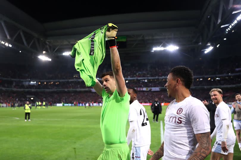 Emi Martinez saved two penalties in Aston Villa's shoot-out win in Lille