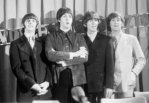 The Beatles (from left): Ringo Starr, Paul McCartney, George Harrison and John Lennon. (Photo: ullstein bild via ullstein bild via Getty Images)