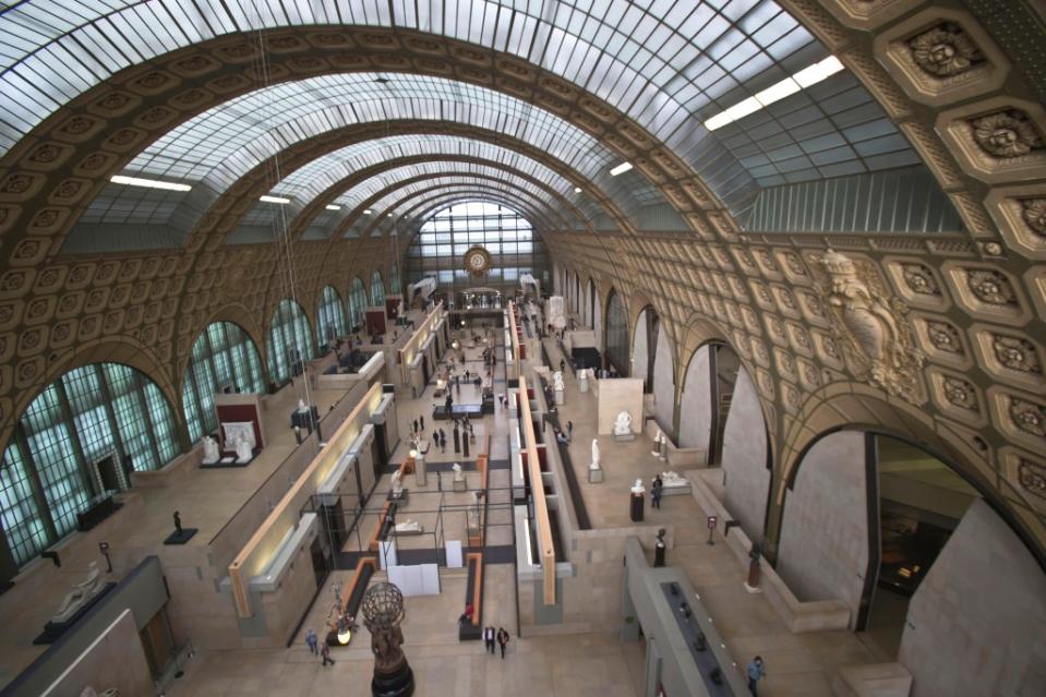 One of the exotic opportunities is an overnight stay at the Musee d’Orsay in Paris. AP
