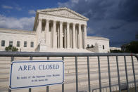 The Supreme Court in Washington, Sunday, June 30, 2024. (AP Photo/Susan Walsh)