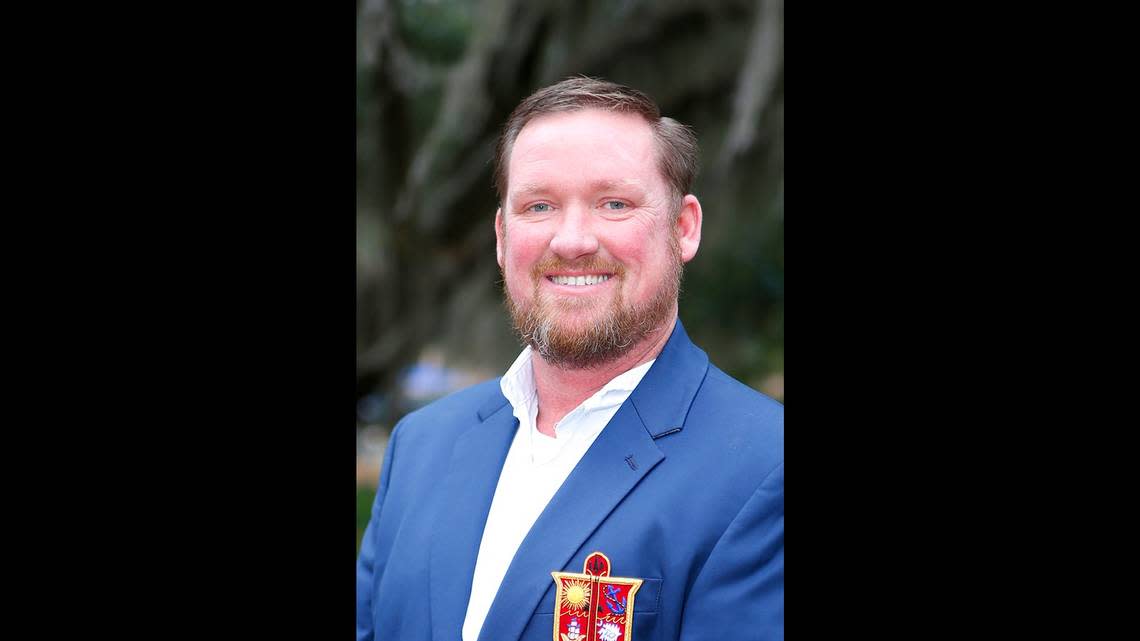 Josh Schott is the commodore of the 68th Beaufort Water Festival, which begins Friday.