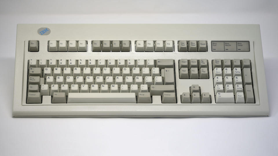 The original IBM Model M keyboard