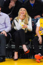 Iggy Azalea is excused for dressing up to watch basketball. We imagine that she’s going on a date afterward with her favorite player/boyfriend, Nick Young. 