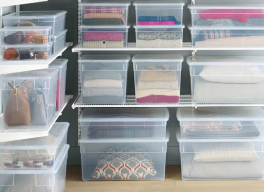 9 Home Organization Secret Weapons: Plastic Bins