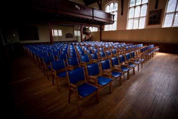 Forty three students and 12 staff of Briercrest College and Seminary in Caronport, Sask. have COVID-19, as of Wednesday. (Evan Mitsui/CBC - image credit)