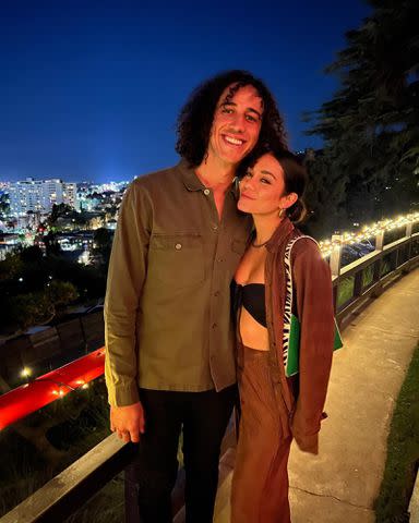 <p>Cole Tucker Instagram</p> Cole Tucker and Vanessa Hudgens in 2022.