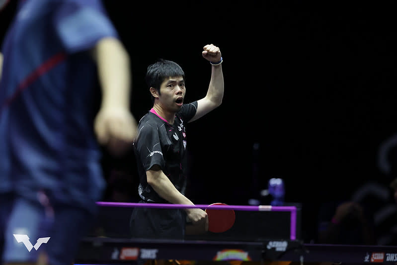 莊智淵在昨日落幕布達佩斯冠軍賽闖入4強。(資料照，取自World Table Tennis)
