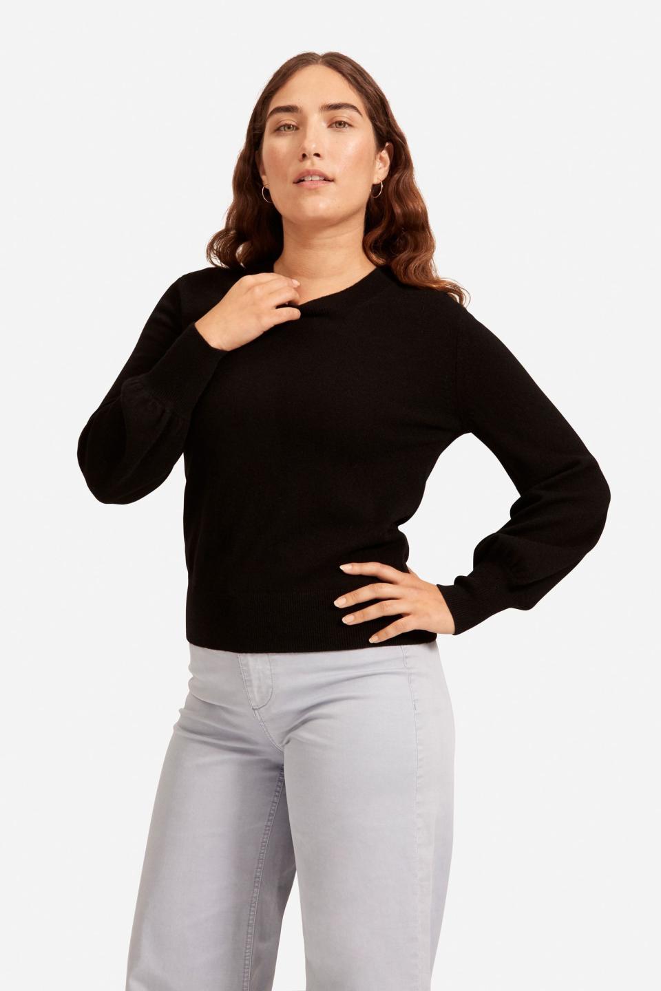 10) The Cashmere Lantern Sweater