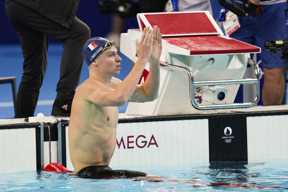 Vive la France! Léon Marchand fulfills the hopes of his nation with a swimming gold in 400 IM