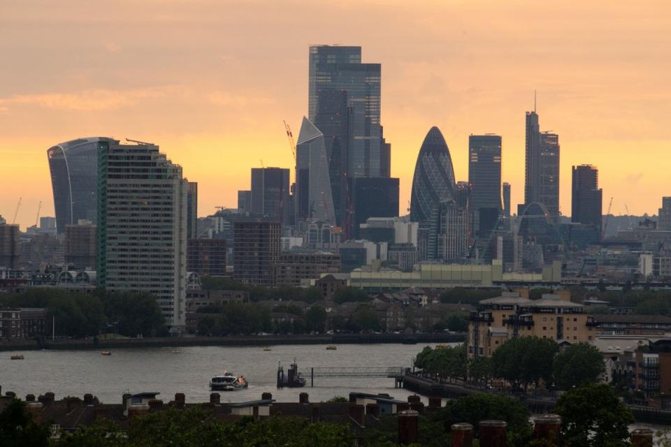 The FTSE 100 moved 1.1%, or 85.73 points, lower to finish at 7,702.64 (Dominic Lipinski/PA) (PA Archive)