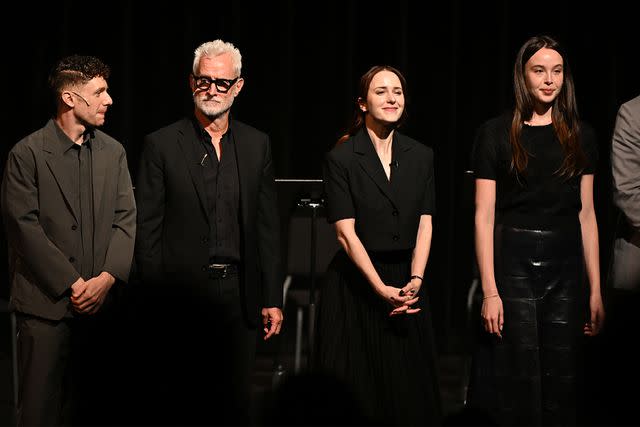 <p>Andrew H. Walker/Shutterstock</p> Chris Perfetti, John Slattery, Rachel Brosnahan and Ella Beatty