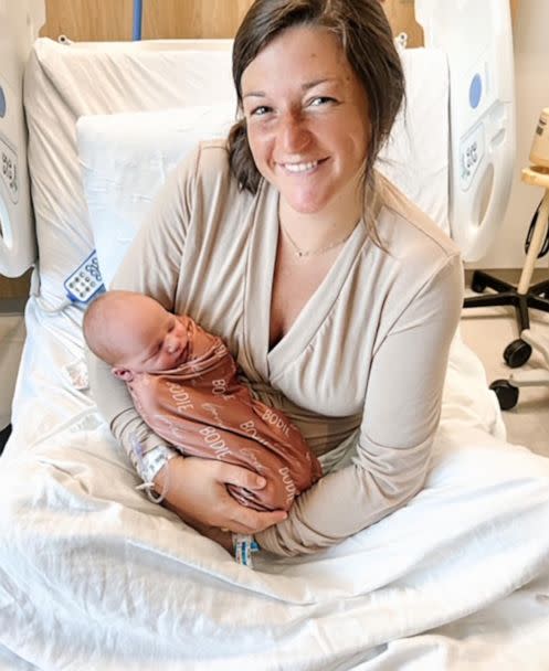 PHOTO: Abby Bailiff, of North Carolina, gave birth and graduated with a doctorate in nursing all within the span of 24 hours. (Courtesy of Abby Bailiff)