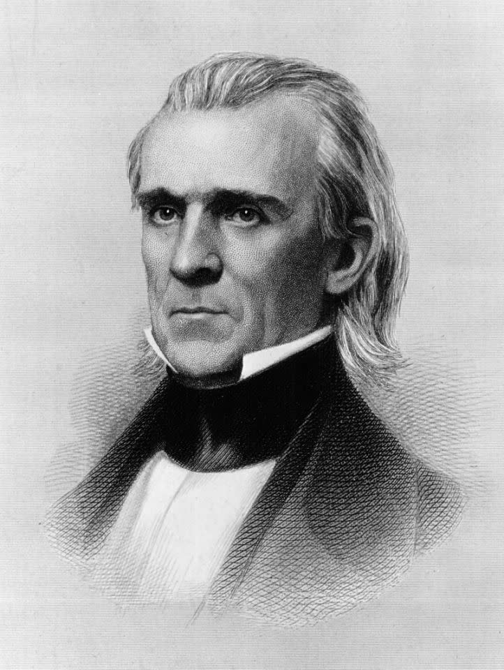 James Knox Polk Si bien en la Casa Blanca no hubo animales durante el gobierno de Polk, el presidente era conocido por ser un jinete experto.