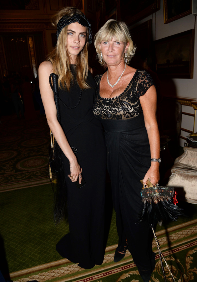 It's family affair! Cara Delevingne joined by sister Poppy and mum Pandora at the Animal Ball