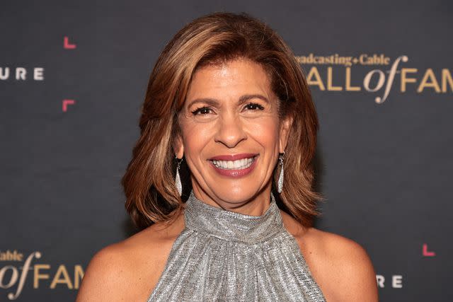 <p>amie McCarthy/Getty</p> Hoda Kotb attends the 2022 Broadcasting & Cable Hall of Fame at The Ziegfeld Ballroom on April 14, 2022 in New York City.