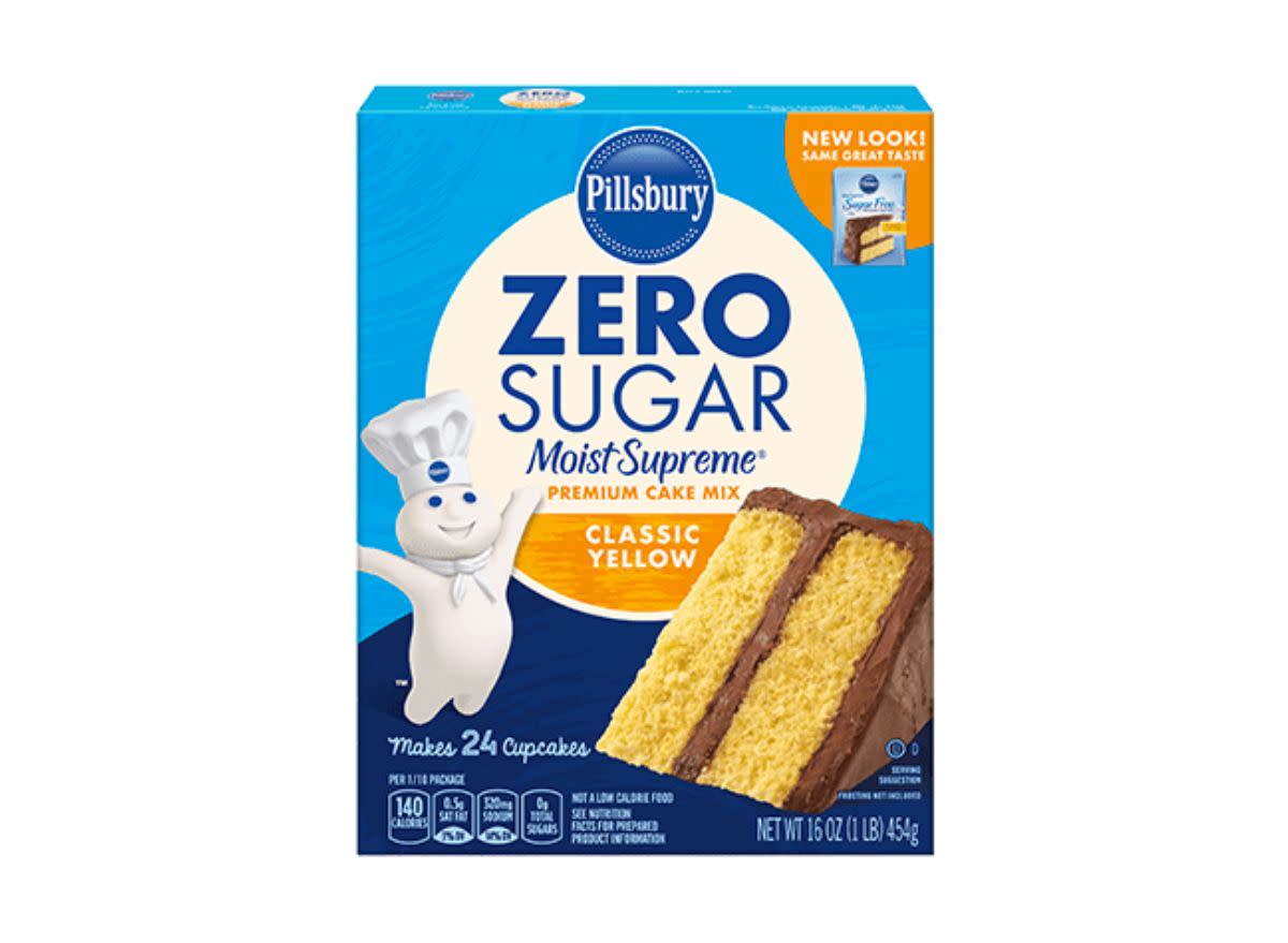 Pillsbury Zero Sugar Yellow Cake Mix