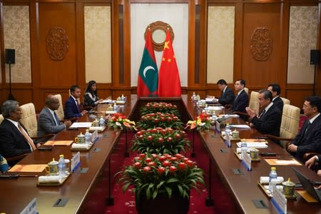 Maldives Foreign Minister Abdulla Shahid visits China