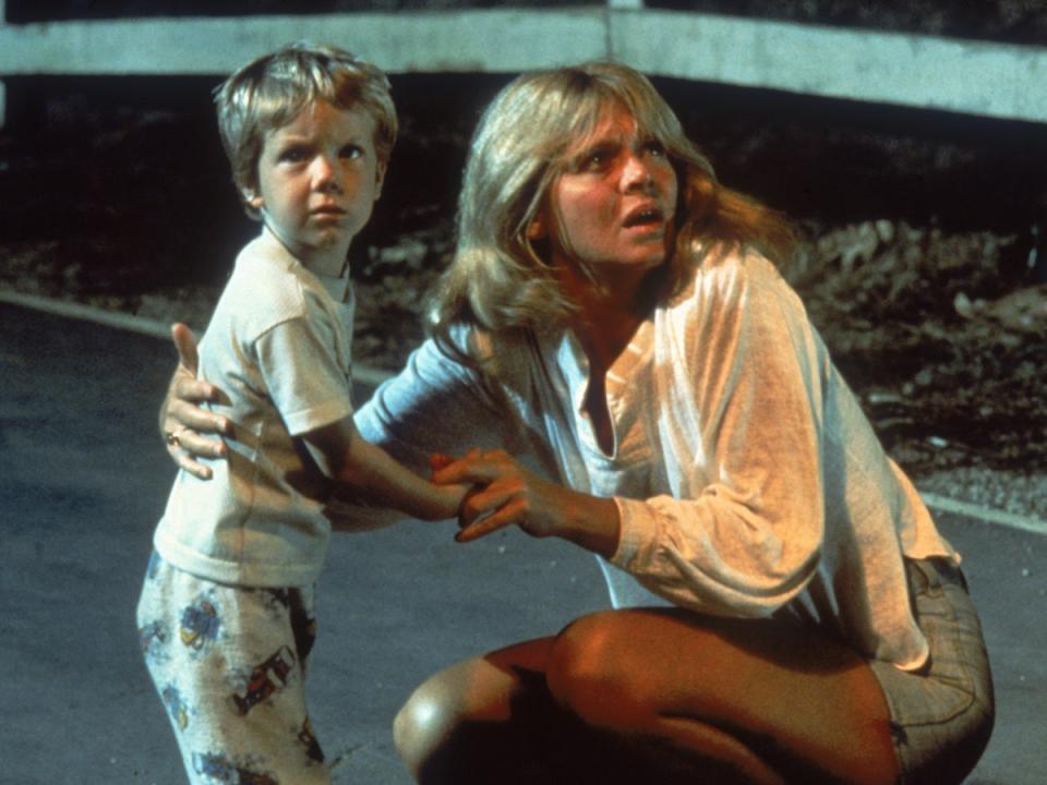 Melinda Dillon as Jillian Guiler and Cary Guffey as Barry Guiler in ‘Close Encounters' (Columbia)