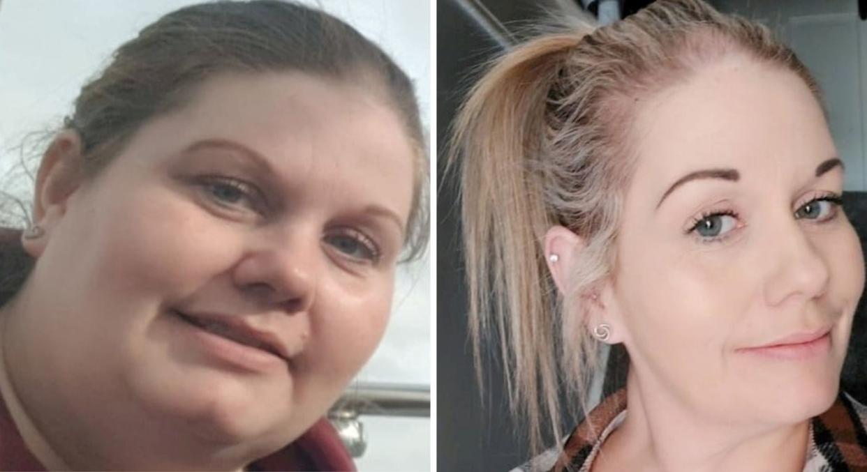 Lucy Nicoll has seen an incredible 12st weight loss after being left shocked by pictures of herself on a mini break to London. (SWNS)