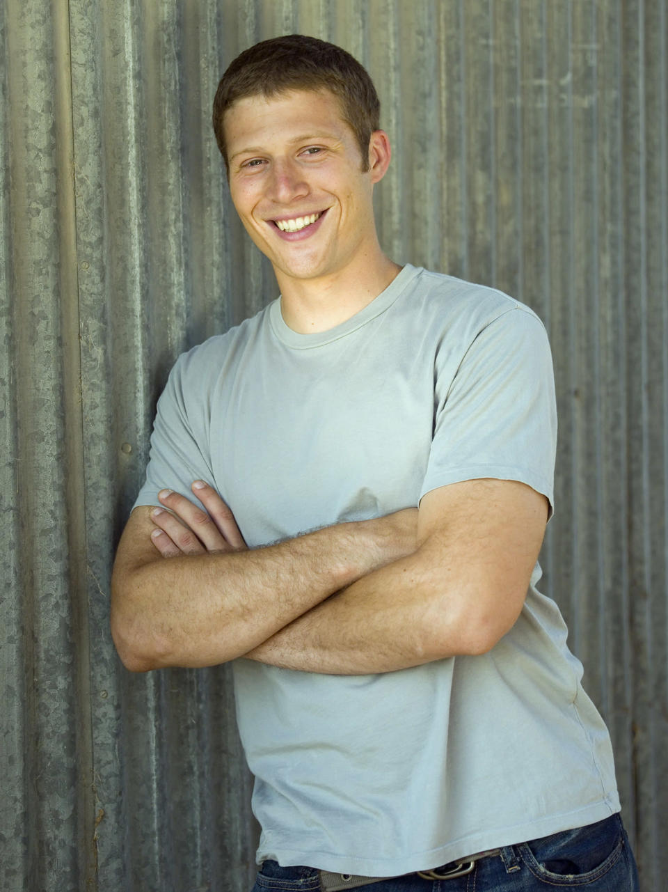 <b>Zach Gilford</b><br><br> Is it just us, or did the football players on "Friday Night Lights" look way too old to be in high school? It must be all those muscles. Not surprisingly, the charge was led by Zach Gilford, who was 24 years old when he started playing sophomore quarterback Matt Saracen in 2006.