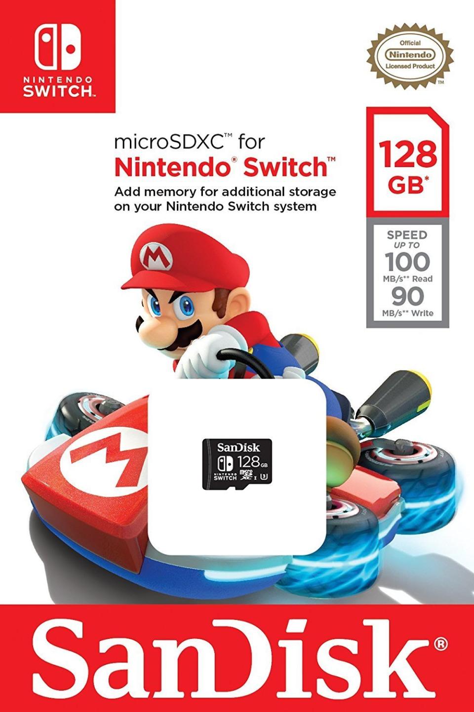 <strong>Normally</strong>: $60<br /><strong>Sale</strong>: $35<br />Get it <a href="https://www.amazon.com/SanDisk-microSDXC-Nintendo-Switch-SDSQXAO-128G-GN6ZA/dp/B075RH8PTL/" target="_blank">here</a>.&nbsp;