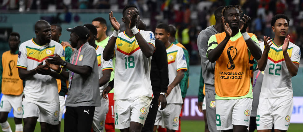 L’équipe du Sénégal retrouve les huitièmes de finale de la Coupe du monde après vingt années d’attente.  - Credit:OZAN KOSE / AFP