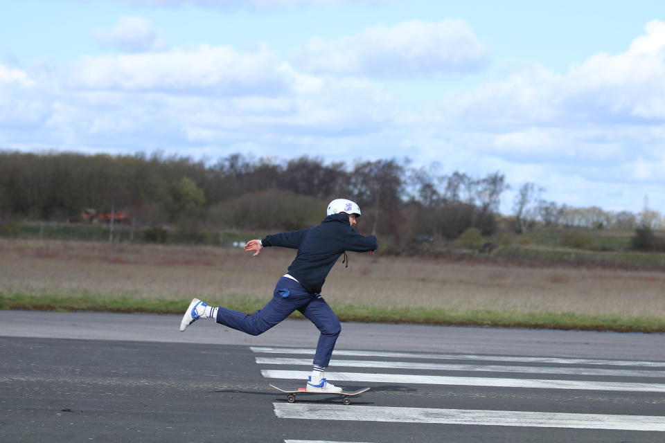 Ryan Swain will attempt to break the 12-hour and 24-hour records (Paul Swain/PA)