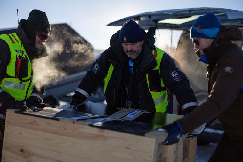 The Wider Image: Norway gives Arctic foxes a helping hand amid climate woes