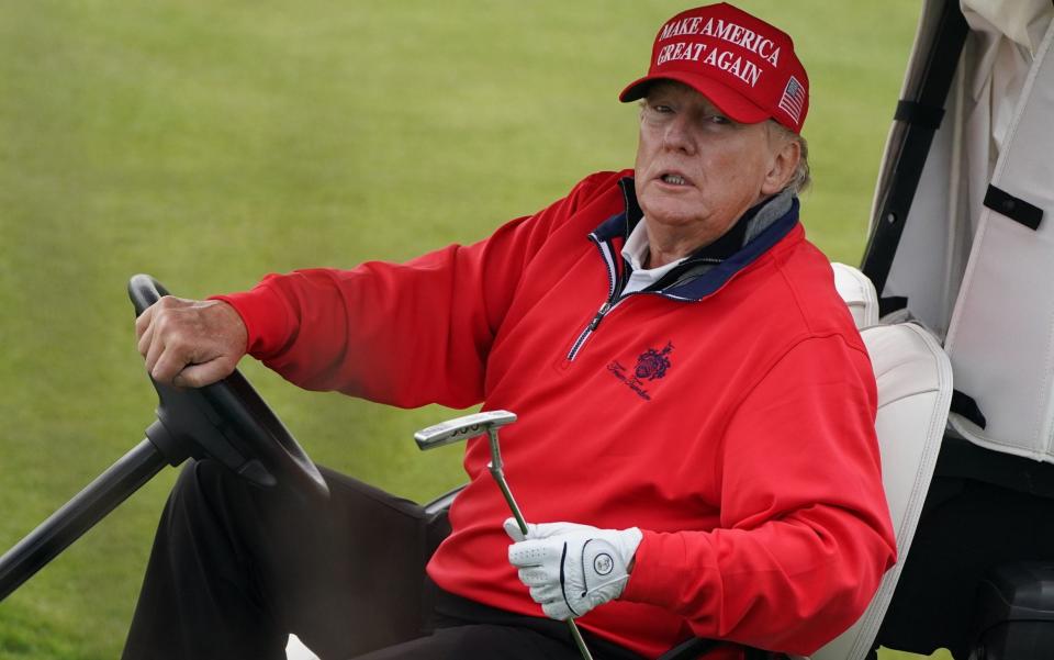 Donald Trump - Donald Trump's Turnberry Golf Course is blacklisted by Open Championship organizers - PA/Andrew Milligan