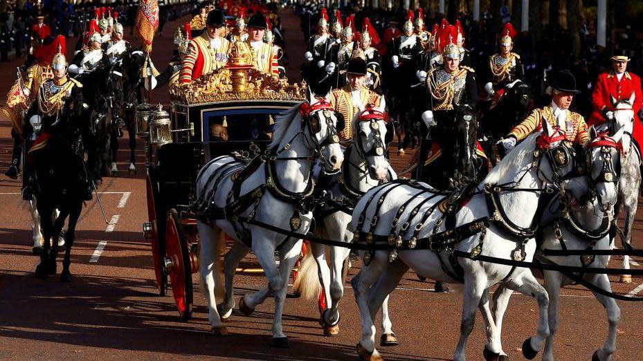 State visit parade in The Mall