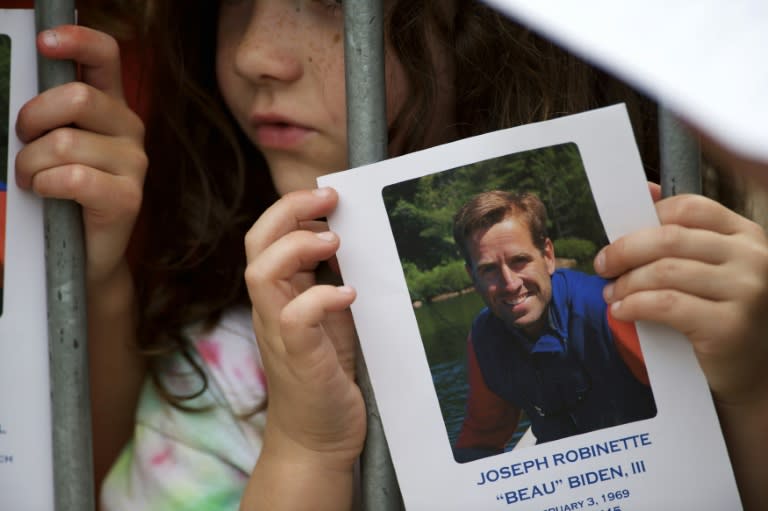 A commemorative program for US Vice President Joe Biden's son Beau, who died from brain cancer last year
