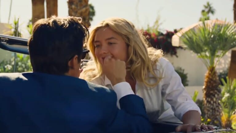 Florence Pugh y Harry Styles en No te preocupes, cariño