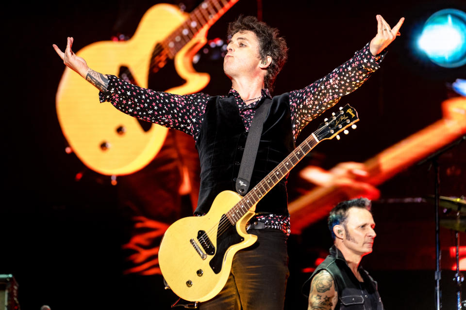 Green Day’s Billie Joe Armstrong at the Sea Hear Now Festival in New Jersey