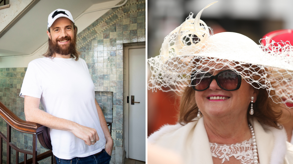 Wealthiest Aussies Mike Cannon Brookes and Gina Rinehart.