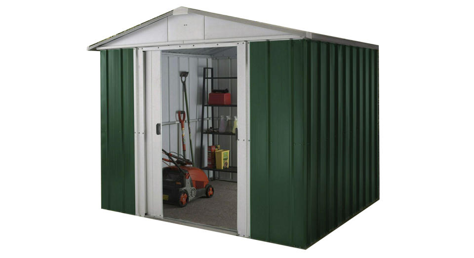 Yardmaster Emerald No Floor Metal Apex Shed 