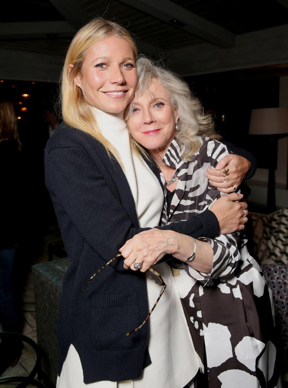 Blythe Danner and Gwyneth Paltrow