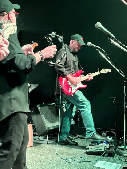 Kerry Tucker, right, playing with Einstein’s Sister.