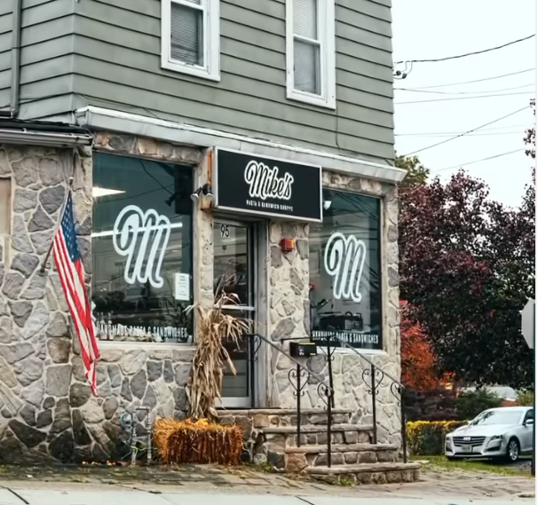 Mike's Pasta & Sandwich Shoppe is located on a residential corner in Nutley.