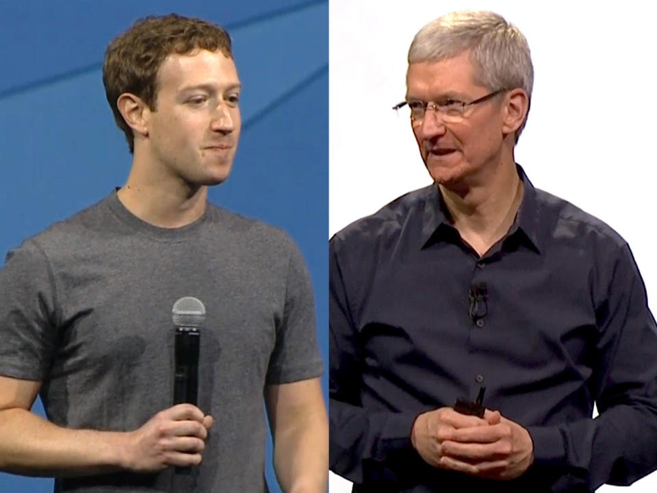 tim cook mark zuckerberg 2