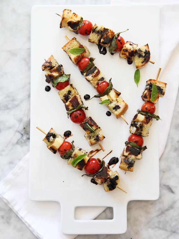 <strong>Get the <a href="http://www.foodiecrush.com/2013/07/grilled-caprese-skewers/" target="_blank">Grilled Caprese Skewers recipe</a> from Foodie Crush</strong>