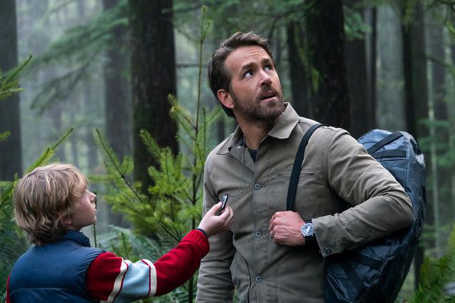 Doane Gregory/Netflix Walker Scobell and Ryan Reynolds in 'The Adam Project'