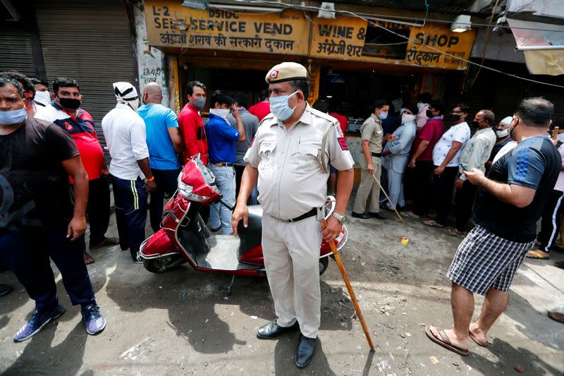 Extended nationwide lockdown to slow spread of coronavirus disease (COVID-19) in New Delhi, India