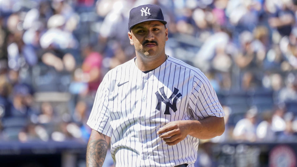 New York Yankees pitcher Nestor Cortes is likely finished pitching for the 2023 season. (AP Photo/Mary Altaffer)