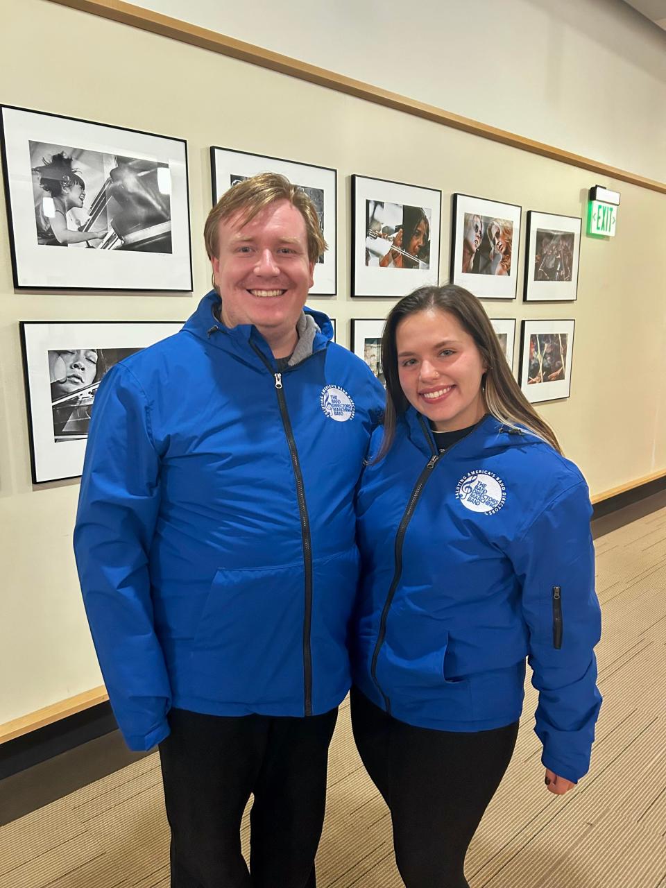 Scott Travers and Samantha Hackenson, music teachers from Rhode Island, will be representing the state as a part of "The Band Directors Marching Band" in Thursday's Macy's Thanksgiving Day Parade.