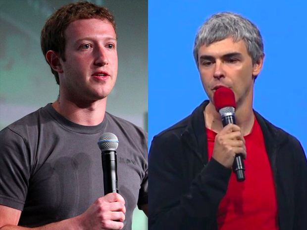 Mark Zuckerberg Larry Page