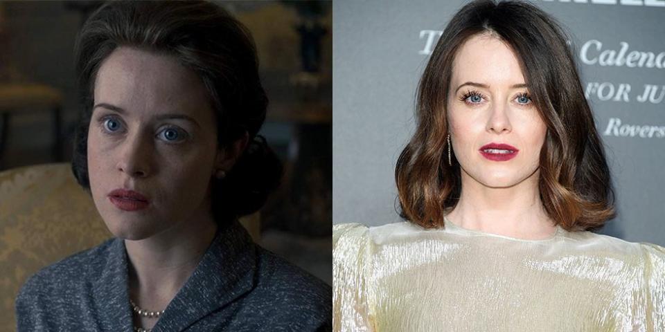 <p>Claire Foy tackled the role of the British monarch in the first two seasons of <em>The Crown</em>. But we're reminded that she's a whole other person when she steps onto the red carpet. </p>