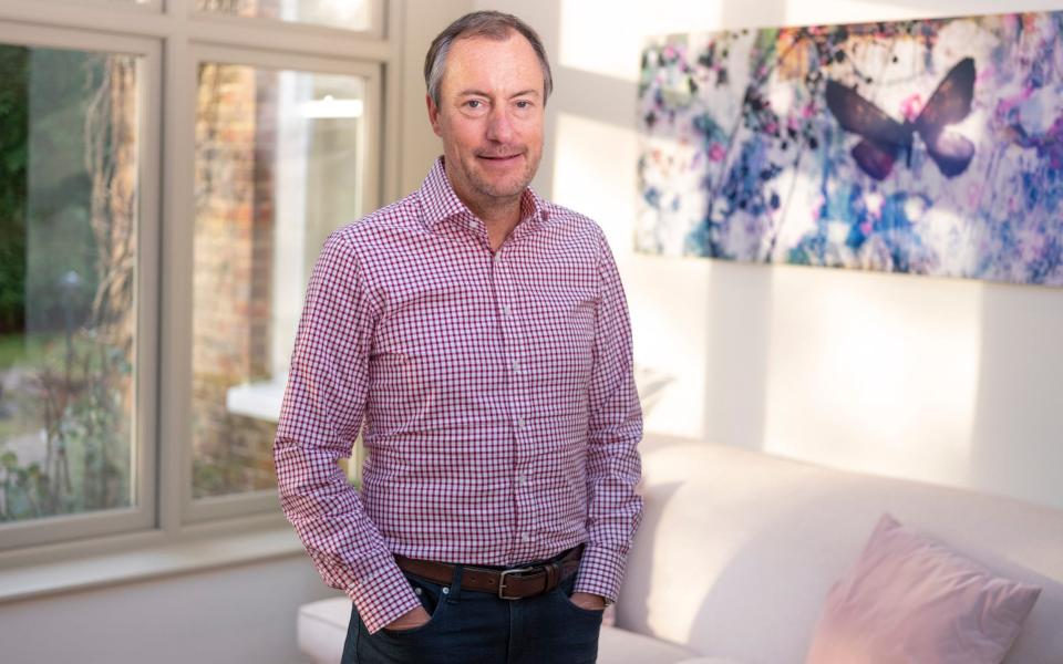 James Wildman, chief executive of Hearst UK and President, at his home in Surrey - Heathcliff O'Malley 