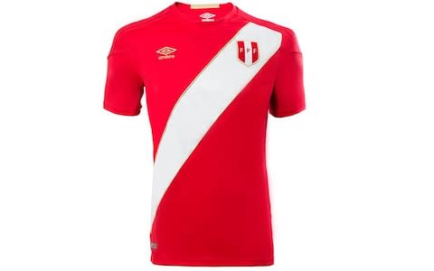 Peru 2018 World Cup away kit - Credit: Umbro