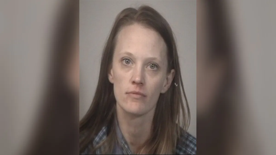 Candyce Leigh Carter, 35, was arrested on child endangerment and drug charges (Spotsylvania Sheriff’s Office)