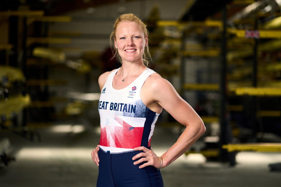 Great Britain's Polly Swann during the Team GB Tokyo 2020 Rowing team announcement at the Redgrave Pinsent Rowing Lake, Reading. Picture date: Wednesday June 9, 2021. (Photo by John Walton/PA Images via Getty Images)